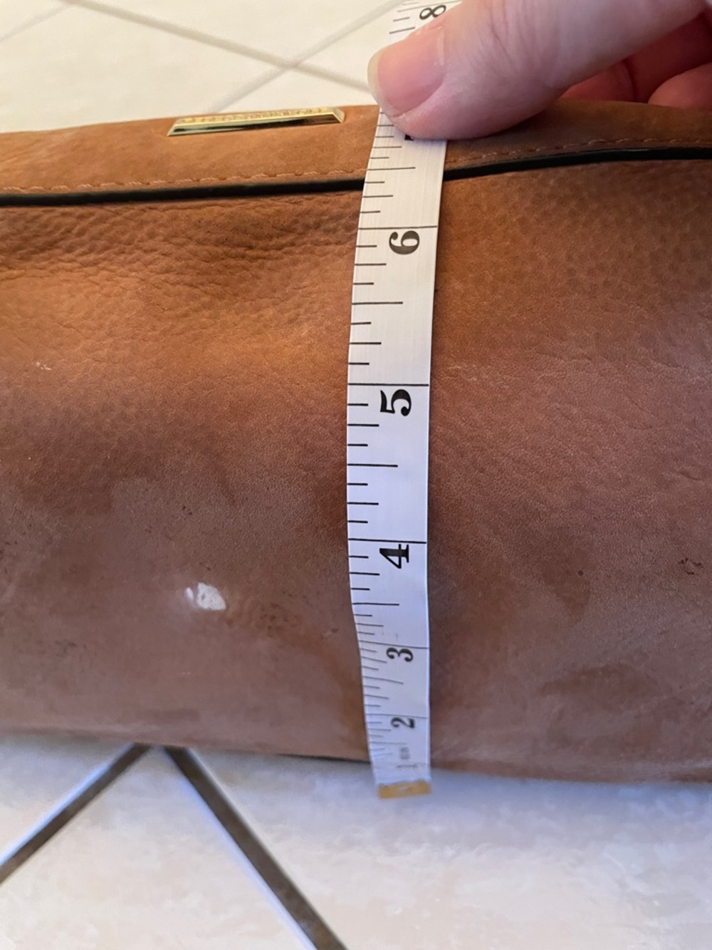 Rebecca Minkoff Brown Leather Satchel with Handles- crossbody attachment - Picture 4 of 15